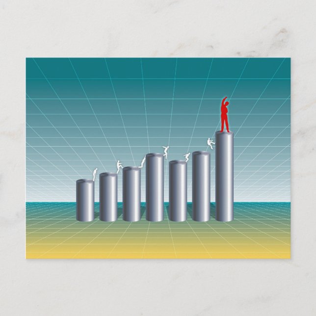 Cartão Postal Êxito dos negócios (Frente)