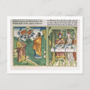 Cartão Postal Êxodo 8 1-15 As Sete Pragas do Egito: Moisés e