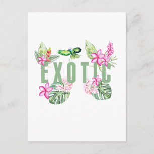 Cartão Postal Exótico