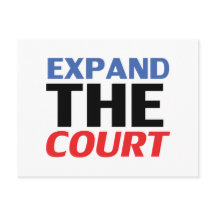 "Expandir o Tribunal" azul vermelho -