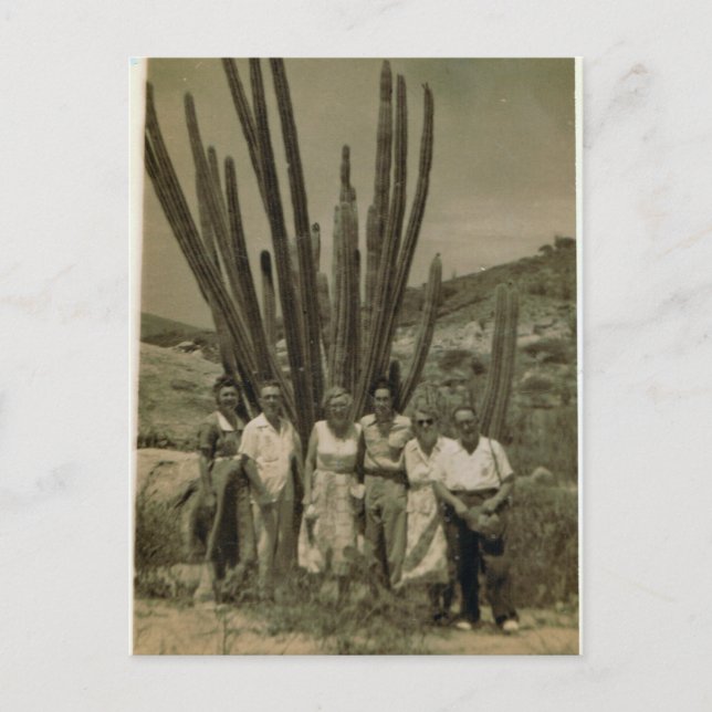 Cartão Postal Expatriados que trabalham para Esso em Aruba (Frente)