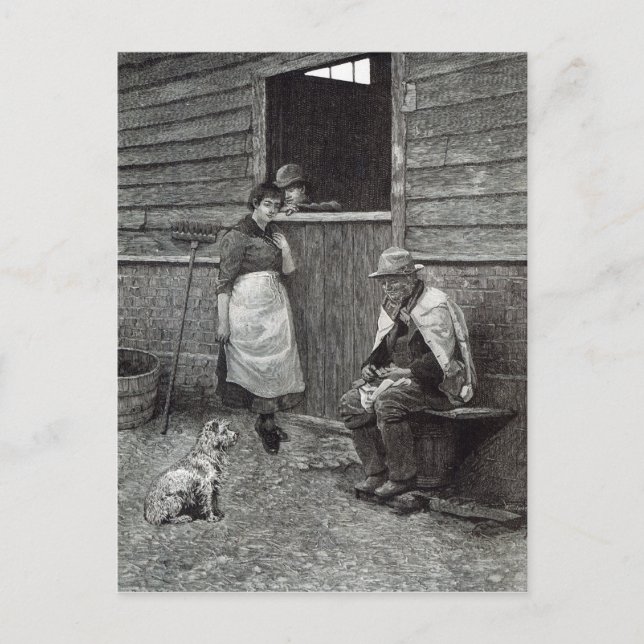 Cartão Postal Expectativa, de "Hora de Leisure", 1888 (Frente)