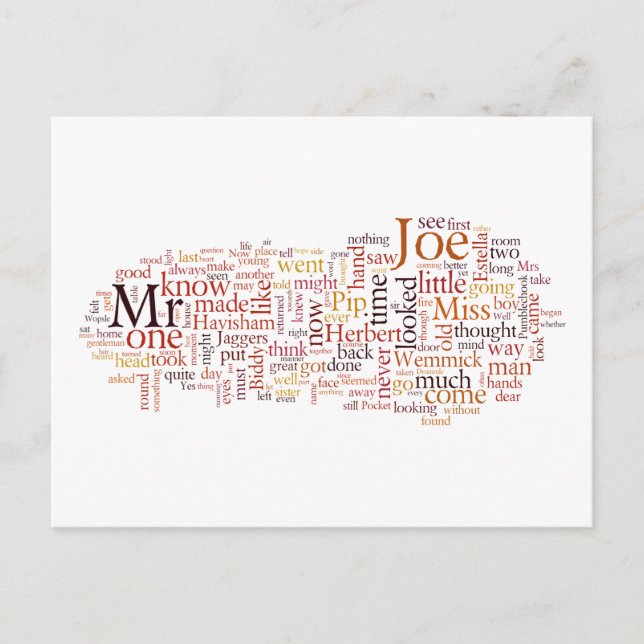 Cartão Postal Expectativas do excelente (Frente)