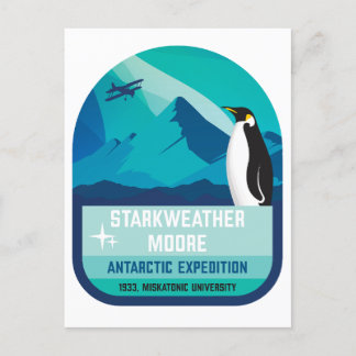 Cartão Postal Expedição Antártica Starkweather-Moore