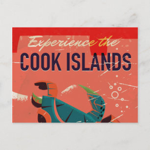 Cartão Postal Experimente a poster das ilhas de cozinheiros