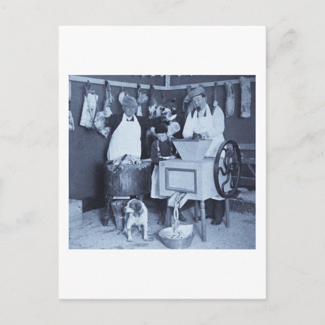 Cartão Postal Experimente Nossas Salsichas! Você Consegue O Que  (Frente)