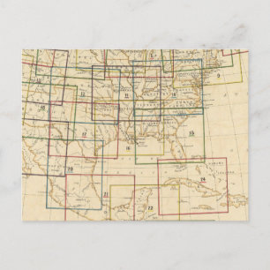 Cartão Postal Explicação do Mapa de Índice dos Sinais Usados 