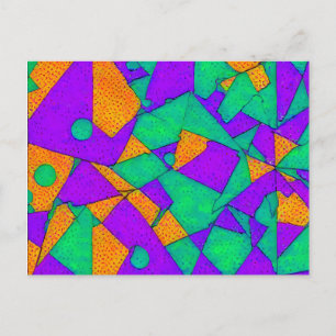 Cartão Postal Explorado - Ken Gage Abstrato