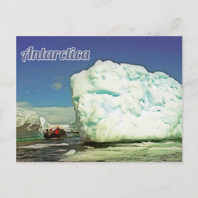 Cartão Postal Explorador da Antártica (Frente)