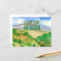 Explorar a paisagem do deserto de Nevada na montan