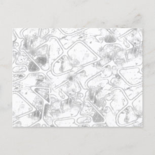Cartão Postal Explore a elegância do Eterno de preto e branco