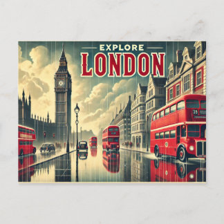 Cartão Postal "Explore Londres"