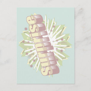 Cartão Postal Explosão da onomatopeia surpresa