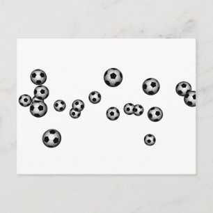 Cartão Postal Explosão de esfera de futebol