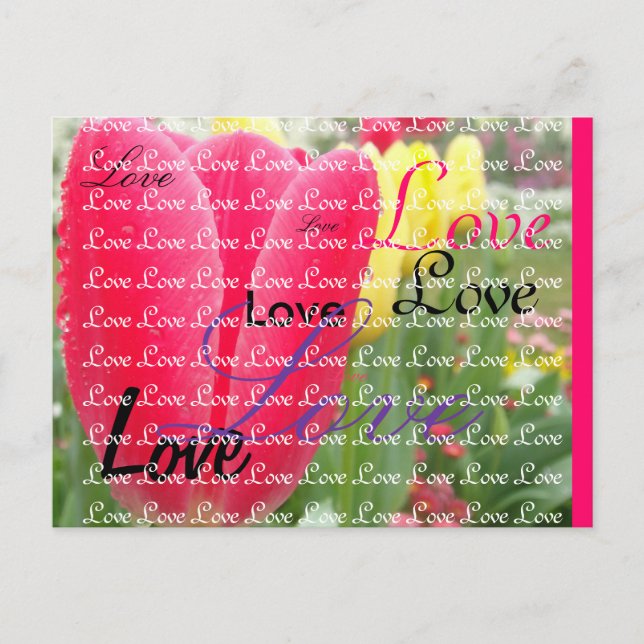 Cartão Postal Explosão de primavera (Frente)