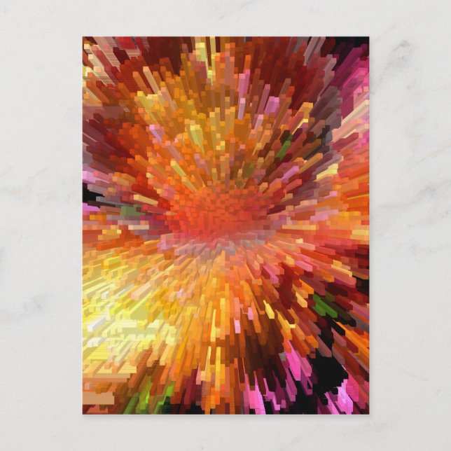 Cartão Postal Explosão do Cubo Solar (Frente)