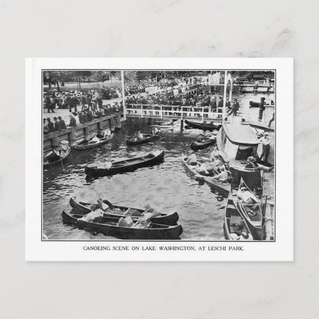 Cartão Postal Expo do Pacífico Alaska Yukon (Frente)