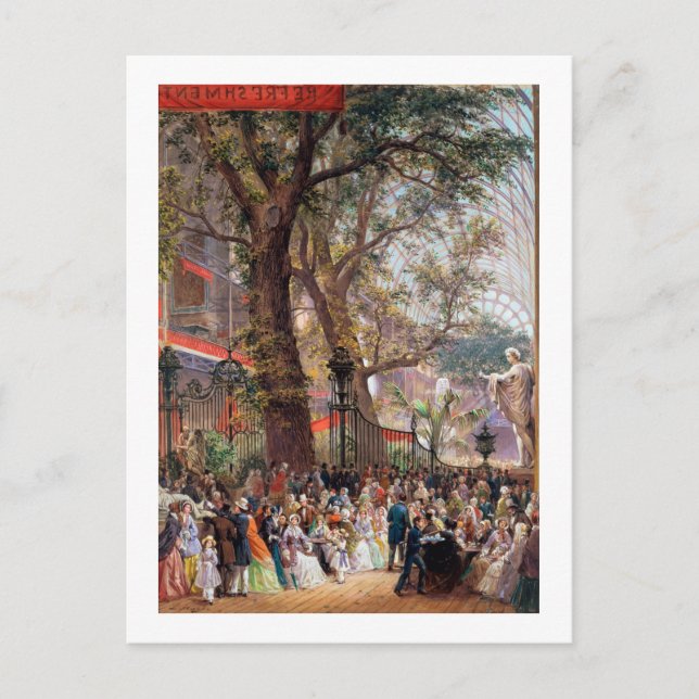 Cartão Postal Exposição ao excelente, 1851: interior (Frente)