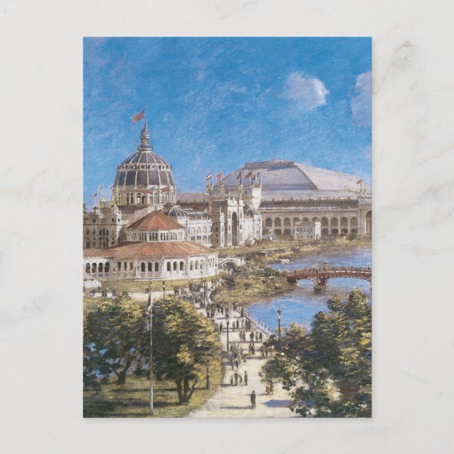 Cartão Postal Exposição colombiana de Theodore Robinson (Frente)