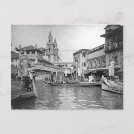 Cartão Postal Exposição Colúmbia 1893 "Canal De Veneza"