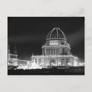 Cartão Postal Exposição Colúmbia 1893, Edifício de Administr