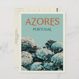 Cartão Postal Exposição das drangas dos Açores a Portugal