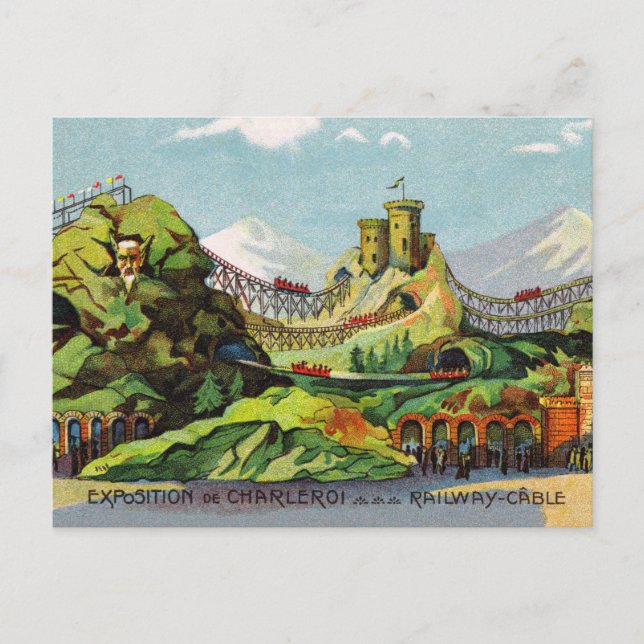 Cartão postal Exposição de Charleroi (Frente)