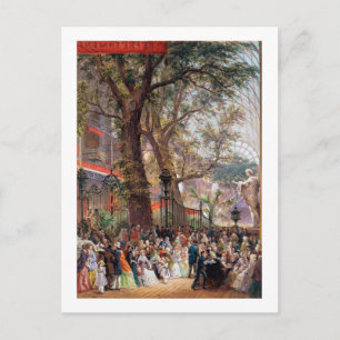Cartão Postal Exposição de excelentes, 1851: interior