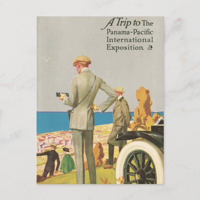 Cartão Postal Exposição do Pacífico Panamá (Frente)
