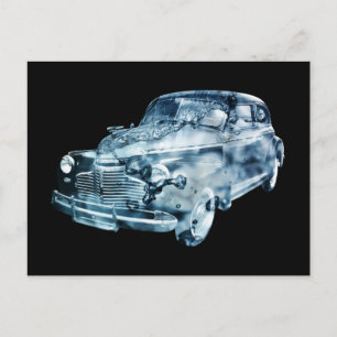 Cartão Postal exposição dupla à lavagem de carros