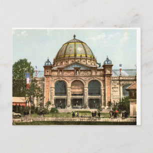 Cartão Postal Exposição Universal 1889 Paris França