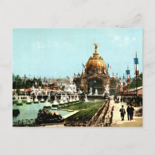 Cartão Postal Exposição Universal 1889 Paris França