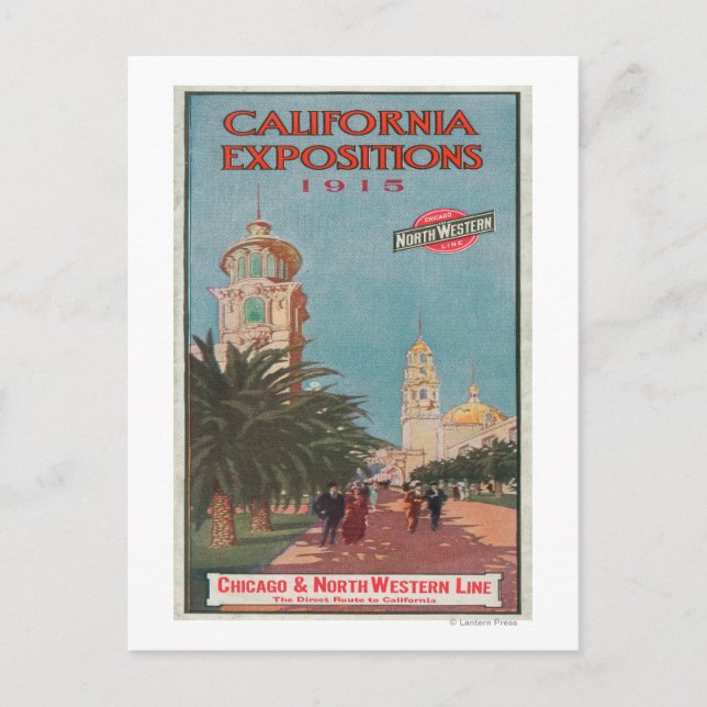 Cartão Postal Exposições da Califórnia Poster nº 1 (Frente)