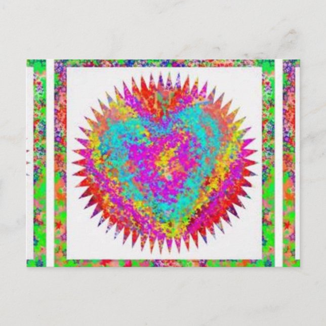 Cartão Postal Expressão ARTÍSTICA : MATÉRIA CARDÍACA (Frente)