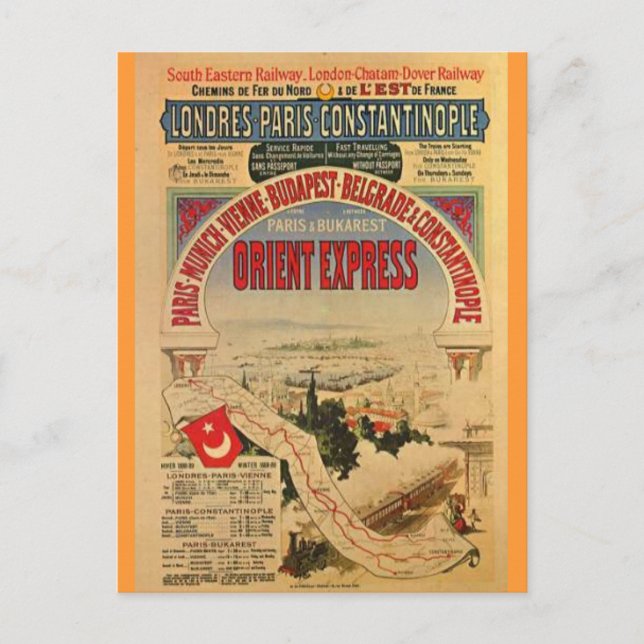 Cartão Postal Expresso do Oriente (Frente)