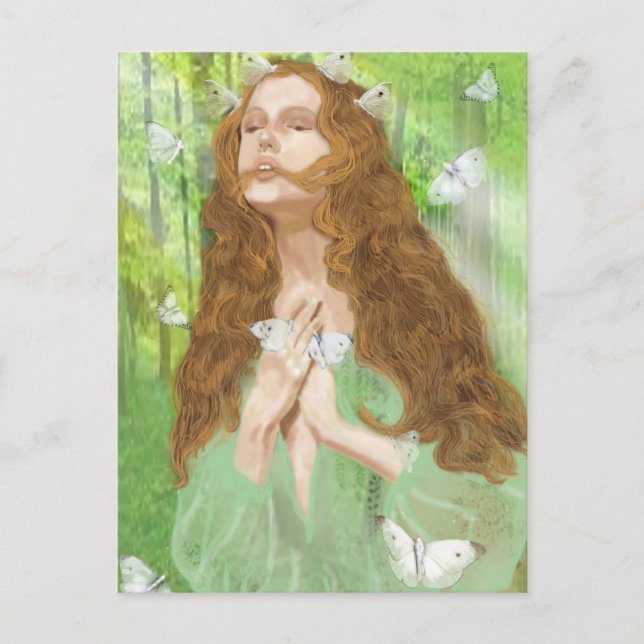 Cartão Postal Êxtase (ninfa) (Frente)