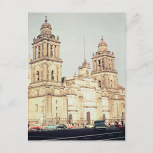 Cartão Postal Exterior da Catedral da Cidade do México