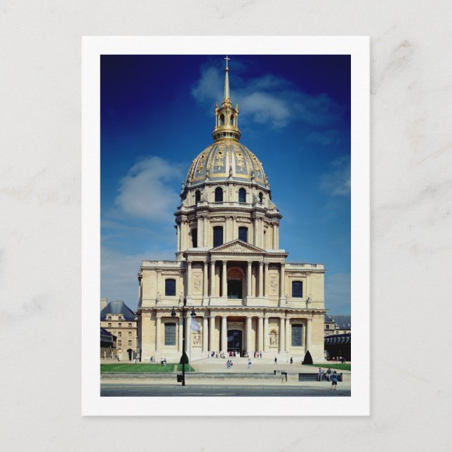 Cartão Postal Exterior da igreja, iniciado em 1676 (foto) (Frente)