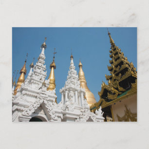 Cartão Postal Exterior da Pagode Shwedagon
