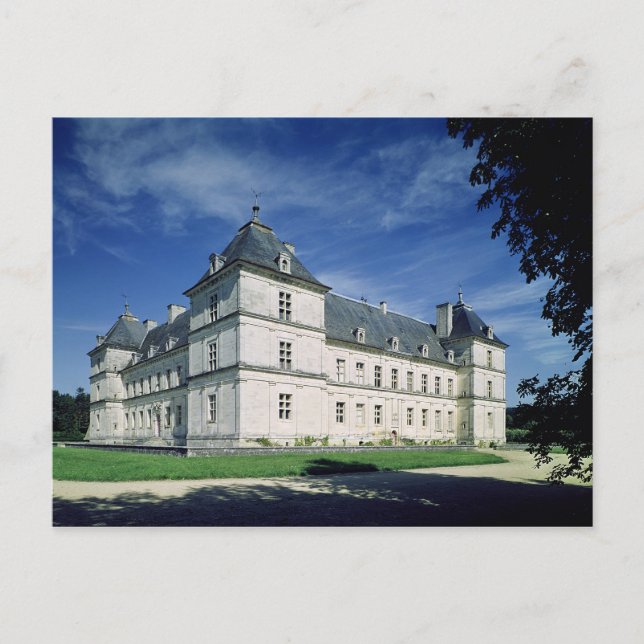 Cartão Postal Exterior do Chateau, construído c.1546 (Frente)