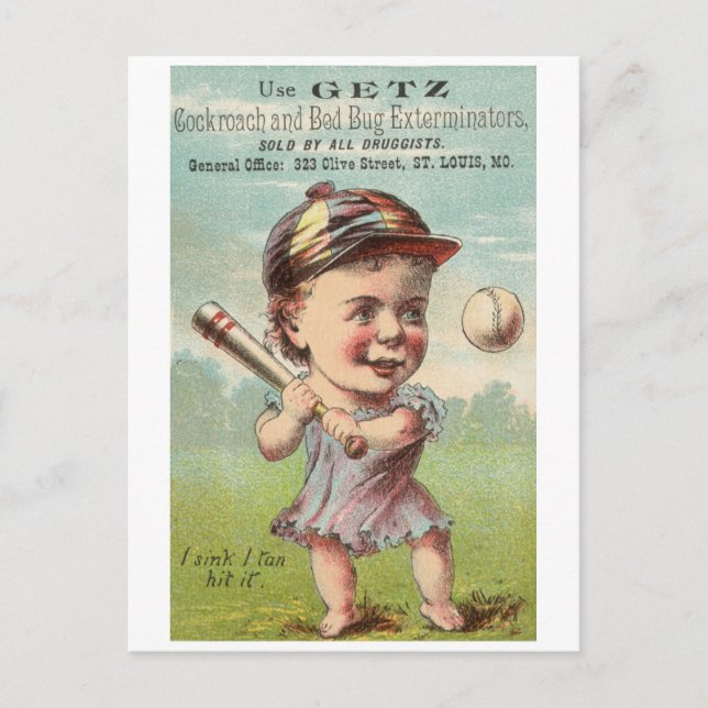 Cartão Postal Exterminadores de barata e inseto de cama Getz (Frente)