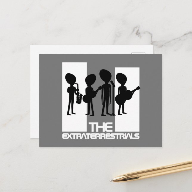 Cartão Postal Extraterrestres, Alienígena (Frente/Verso In Situ)