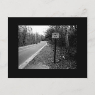 Cartão Postal Extremidades da calçada