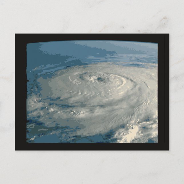 Cartão Postal Eye of Hurricane (Frente)