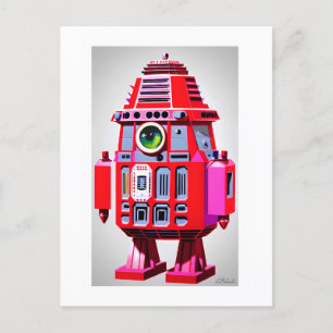 Cartão Postal Eyebotics Ken Gage Sci-Fi