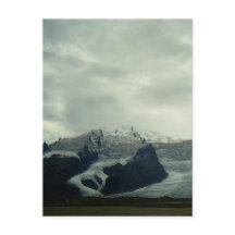 Eyjafjallajokull Vulcano com cartão-postal Glaciar