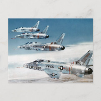Cartão Postal F-100 Super Sabers