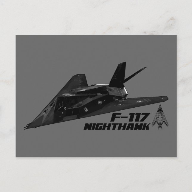 Cartão Postal F-117 Nighthawk (Frente)
