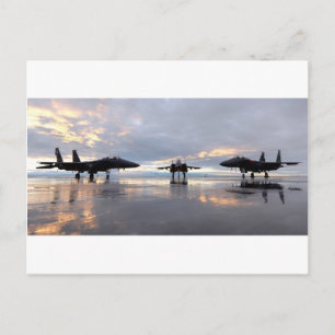 Cartão Postal F-15 Jato de Combatente de Águia