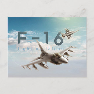 Cartão Postal F-16 Falcão de Luta